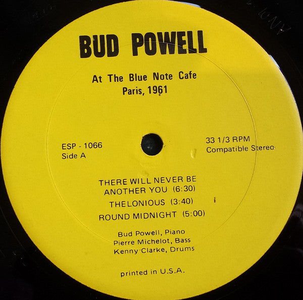 Earl Bud' Powell* : Blue Note Café Paris, 1961 (LP, Album)