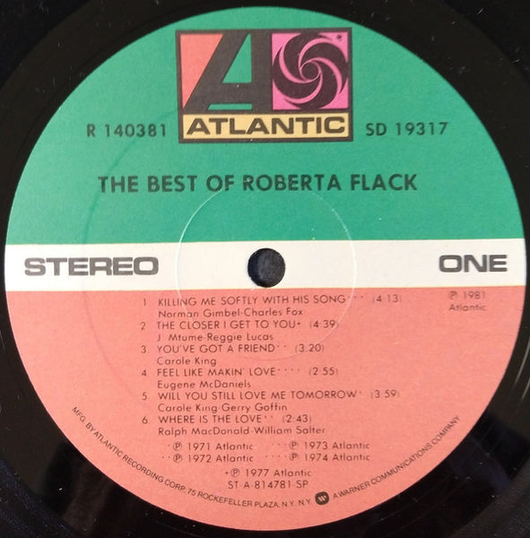 Roberta Flack : The Best Of Roberta Flack (LP, Comp, Club)