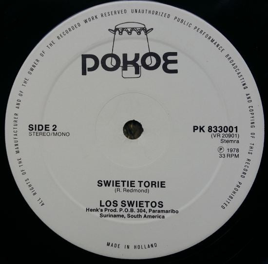 Los Swietos : Swietie Torie (12")