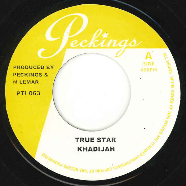 Khadijah / Sadiki : True Star / Lovers Flight (7", Single)