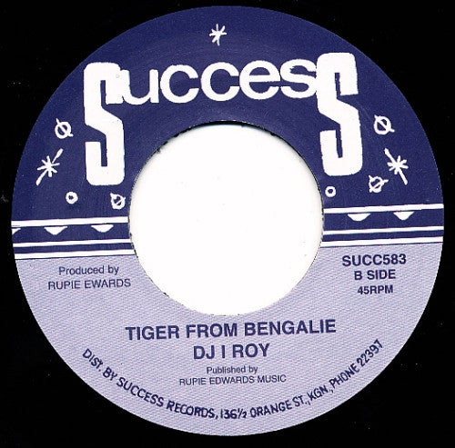 The Itals (2) / I-Roy : Ba Da Doo Ba Dey / Tiger From Bengalie (7", RE)