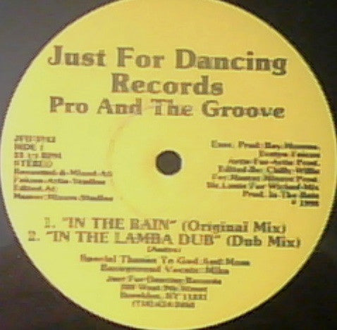 Pro And The Groove : In The Rain (12")