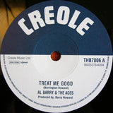 Al Barry & The Aces : Treat Me Good / Down We Go (7", Ltd)