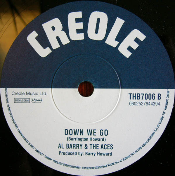 Al Barry & The Aces : Treat Me Good / Down We Go (7", Ltd)