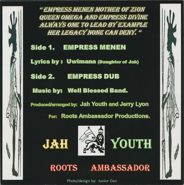 Uwimana : Empress Menen (7")