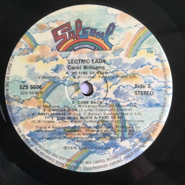 Carol Williams : 'Lectric Lady (LP, Album)