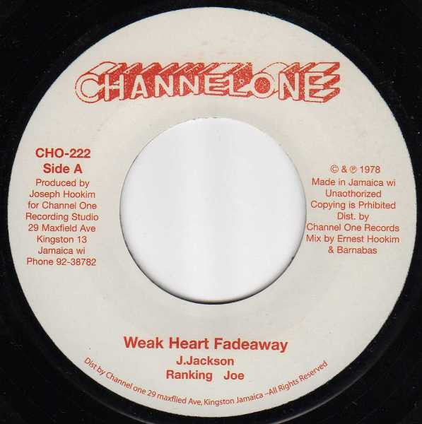 Ranking Joe : Weak Heart Fadeaway (7", RE)