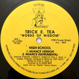 Trick E. Tea : Words Of Fury / Words Of Wisdom (12")