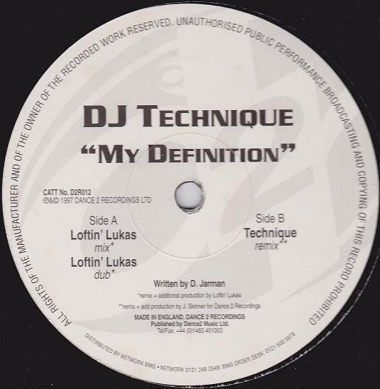 DJ Technique : My Definition (12")