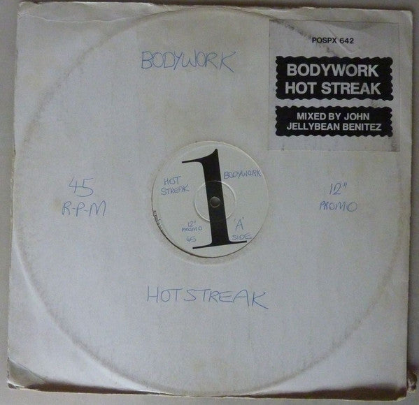 Hot Streak : Body Work (12", Advance)