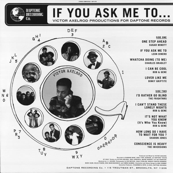 Victor Axelrod : If You Ask Me To... (Victor Axelrod Productions For Daptone Records) (LP, Comp, Mono, Ltd, Red)