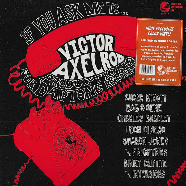 Victor Axelrod : If You Ask Me To... (Victor Axelrod Productions For Daptone Records) (LP, Comp, Mono, Ltd, Red)