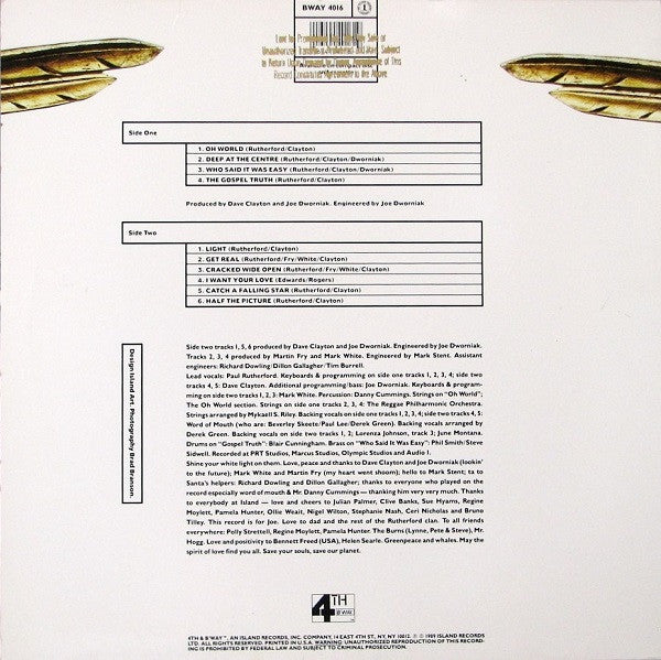 Paul Rutherford : Oh World (LP, Album)