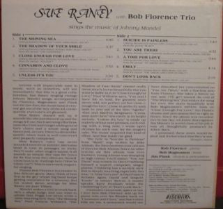 Sue Raney With Bob Florence Trio* : Sings The Music Of Johnny Mandel (LP, Album)