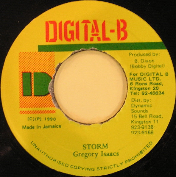 Gregory Isaacs : Storm (7")