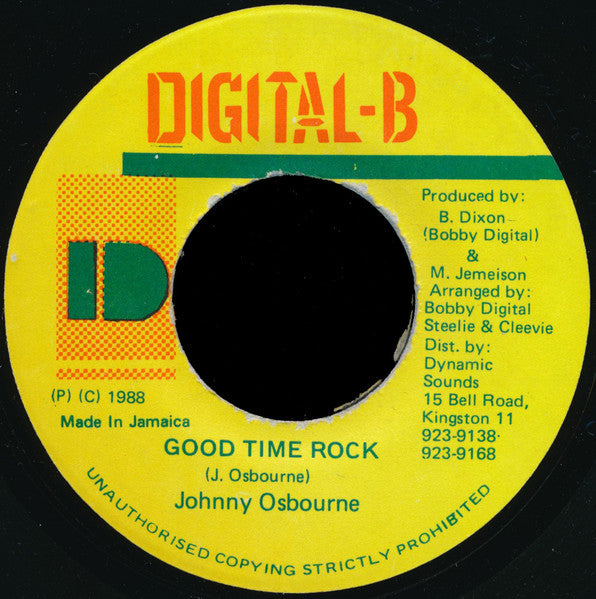 Johnny Osbourne : Good Time Rock (7")