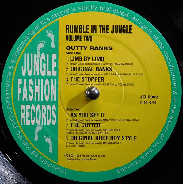 Cutty Ranks / Poison Chang : Rumble In The Jungle Volume Two (2xLP, Album, Comp)