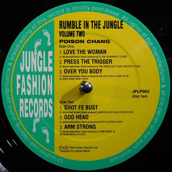 Cutty Ranks / Poison Chang : Rumble In The Jungle Volume Two (2xLP, Album, Comp)