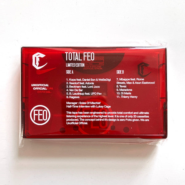 Cousin Feo X Soles Of Mischief : Total Feo (Cass, Ltd, Red)