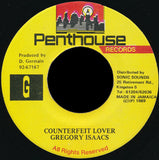 Gregory Isaacs : Counterfeit Lover (7")