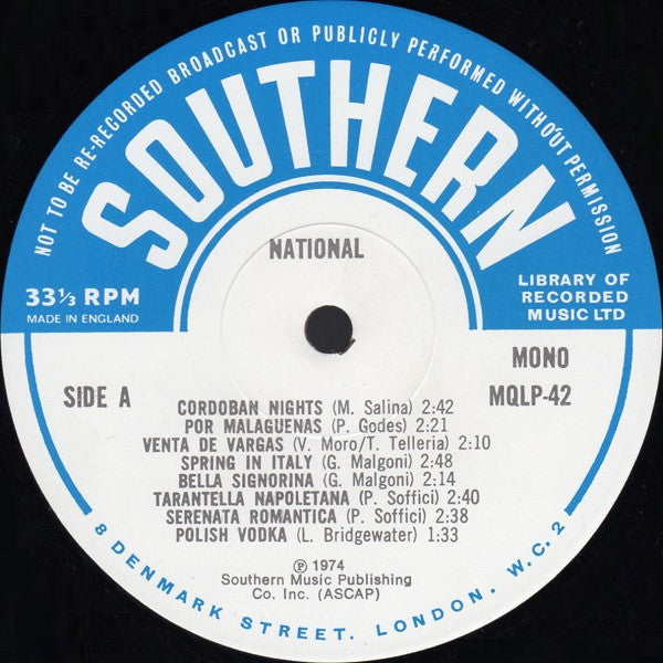 Unknown Artist : National Moods (LP)