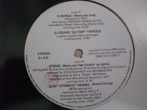 Various : Just 4 DMC Italy Djs (12", Ltd)
