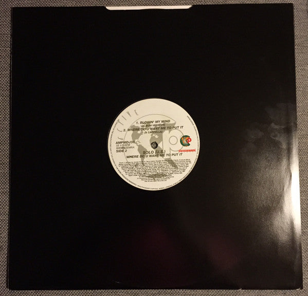 Solo (8) : Where Do U Want Me To Put It (12", Ltd, Promo)
