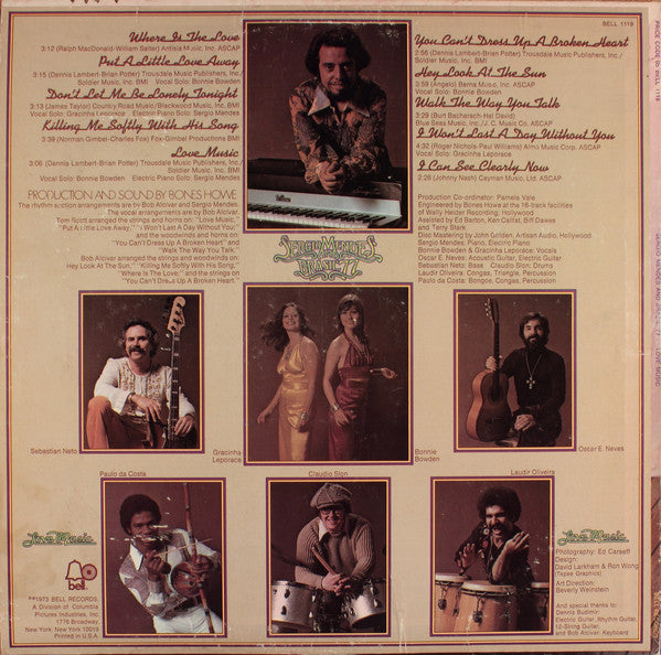 Sérgio Mendes & Brasil '77 : Love Music (LP, Album)