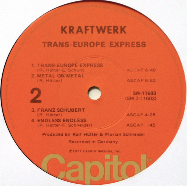 Kraftwerk : Trans-Europe Express (LP, Album, Ora)