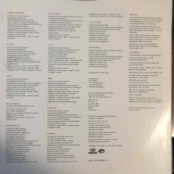 Juliet Roberts : Natural Thing (LP, Album)