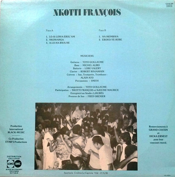 Nkotti François : Nkowanga (LP, Album)
