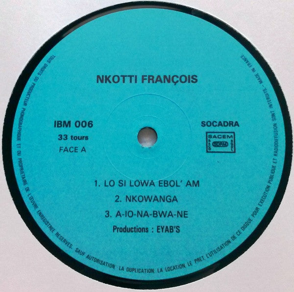 Nkotti François : Nkowanga (LP, Album)