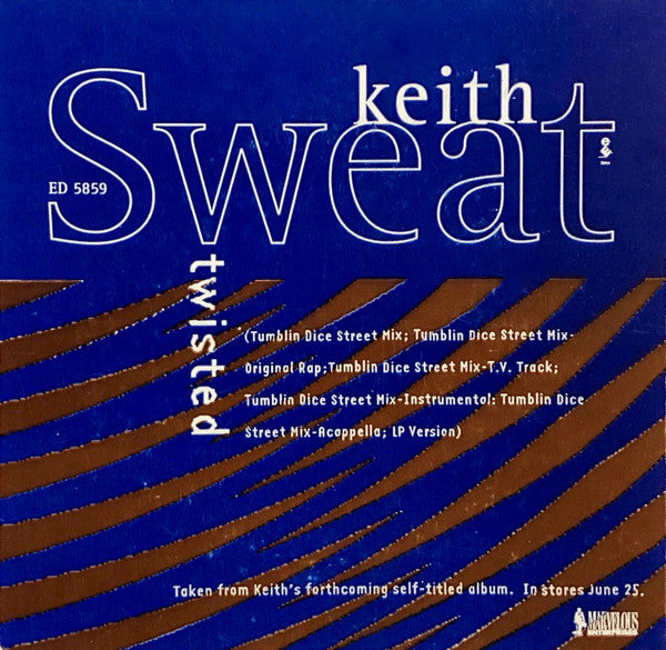 Keith Sweat : Twisted (12", Promo)
