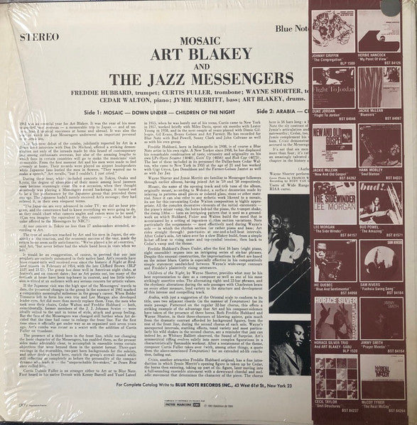 Art Blakey & The Jazz Messengers : Mosaic (LP, Album, RE)