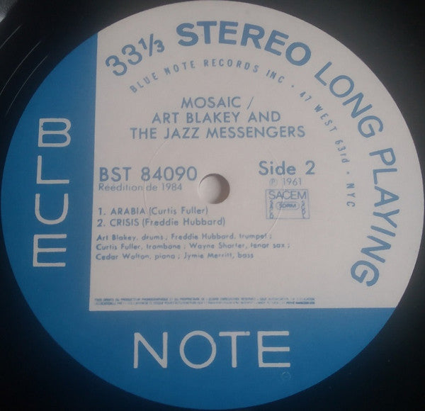 Art Blakey & The Jazz Messengers : Mosaic (LP, Album, RE)