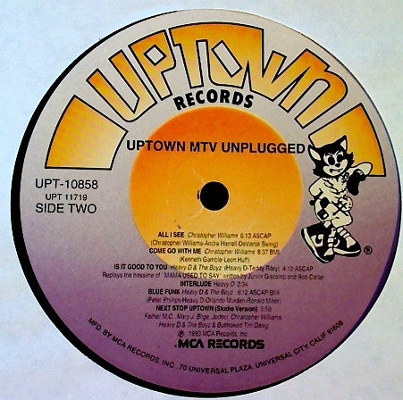 Various : Uptown MTV Unplugged (LP)