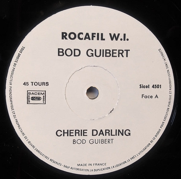 Rocafil.W.I, Bod Guibert : Cherie Darling (12", Maxi)
