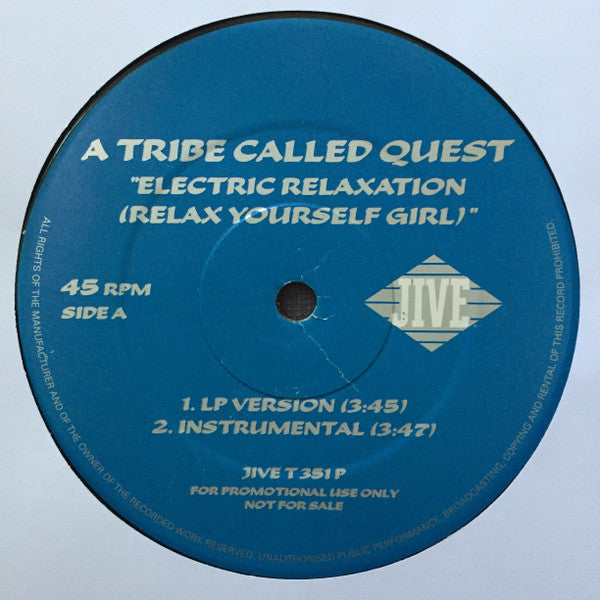 A Tribe Called Quest : Electric Relaxation (Relax Yourself Girl) / Midnight (12", Promo)