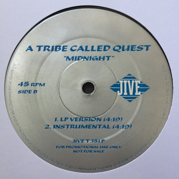 A Tribe Called Quest : Electric Relaxation (Relax Yourself Girl) / Midnight (12", Promo)