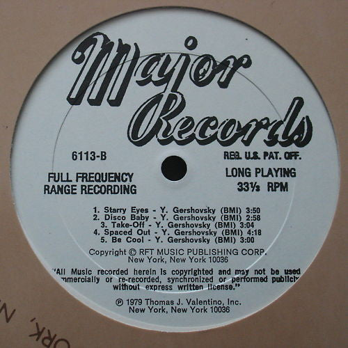 P. Piacquadio* / Y. Gershovsky* : Untitled (LP)
