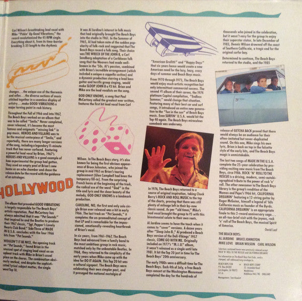 The Beach Boys : Made In U.S.A. (2xLP, Comp)