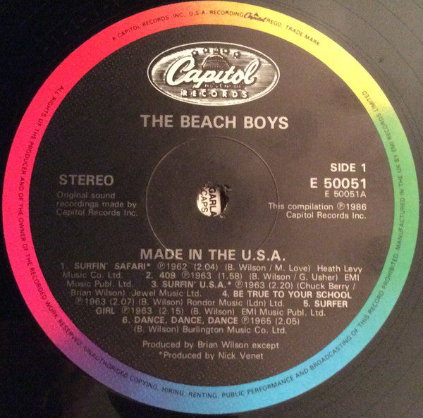 The Beach Boys : Made In U.S.A. (2xLP, Comp)
