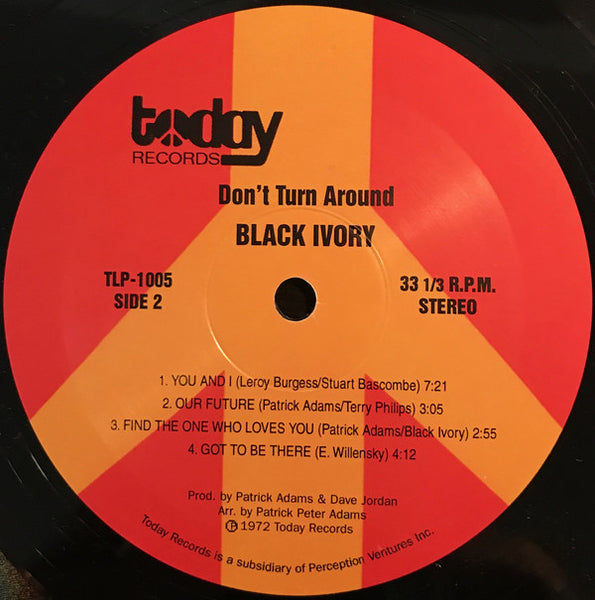 Black Ivory : Don't Turn Around (LP, Album, RE)