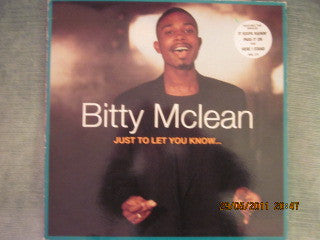 Bitty Mclean : Just To Let You Know... (LP, Album)