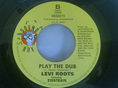 Levi Roots and Zion Train : Jah Will Never Let You Down (7")