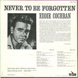 Eddie Cochran : Never To Be Forgotten (LP, Album, Mono)