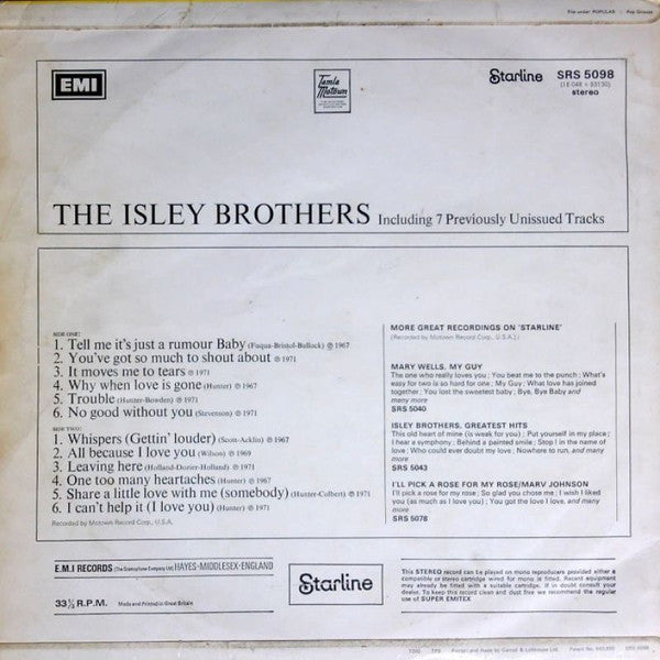 The Isley Brothers : The Isley Brothers (LP, Comp)