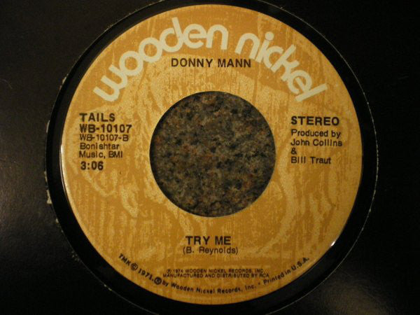 Donny Mann : I'm A Weak Man / Try Me (7")