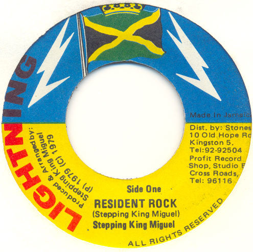 Stepping King Miguel : Resident Rock (7")
