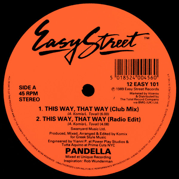 Pandella : This Way, That Way (12")
